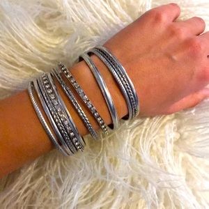 Silver Bangles
